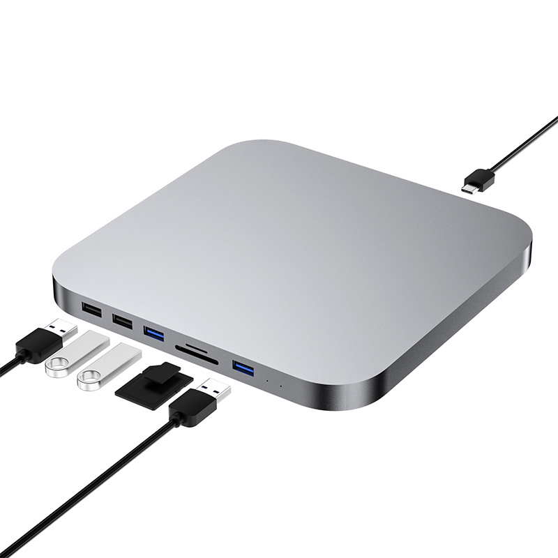 Medicin Reduktion ødelagte USB-C hub - USB3.0 docking station for Apple Mac mini (2018 &2020 M1) incl.  2.5” SSD and HDD housing - Geeektech.com