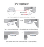 Geeek USB-C Hub - USB3.0 & Docking Station 7-in-1 voor Apple iMac 24"