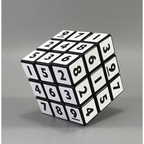 Sudoku Cube - Sudoku Brain Teaser - White