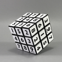 Sudoku Cube - Sudoku Brain Teaser - White