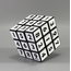 Sudoku Cube - Sudoku Brain Teaser - White