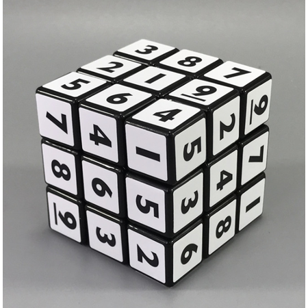 Sudoku Cube - Sudoku Brain Teaser - White