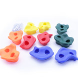 TRIZAND Climbing Stone Set - Climbing stone set for climbing wall - PE - Multicolor