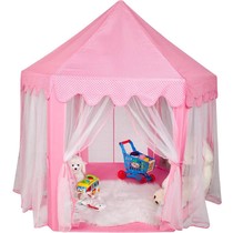 Speeltent voor Kinderen - Met Bodem -  Kinderen Tent Kasteel - Voor binnen en Buiten- Roze