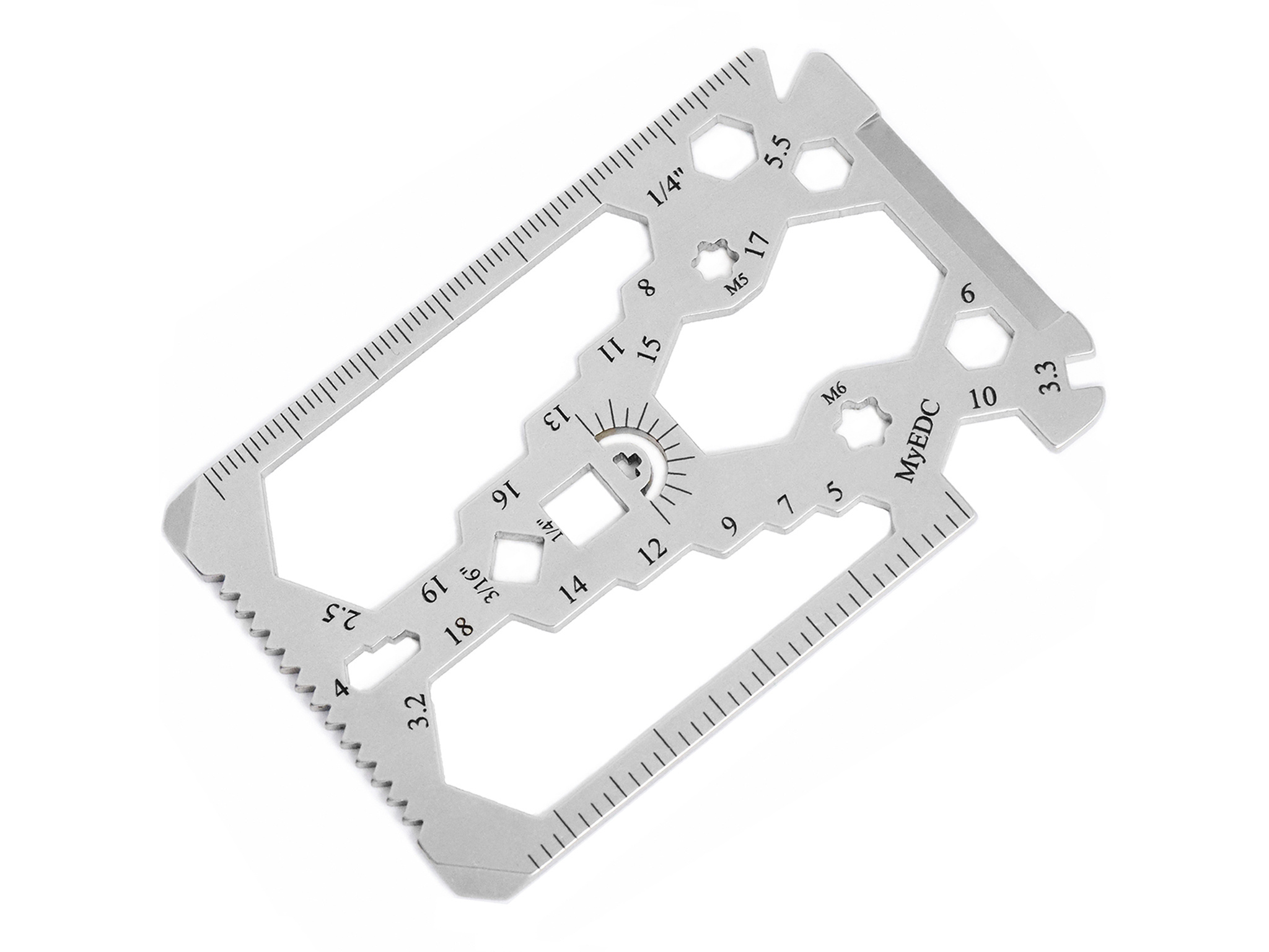 Wallet Card 34 in 1 - Multitool Gadget met 34 functies - Credit Card Formaat Multi tool