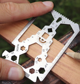 MyEDC Wallet Card 34 in 1 - Multitool Gadget met 34 functies - Credit Card Formaat Multi tool - Survival Gadget