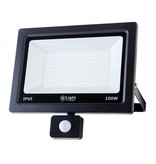 B-Light LED spot/schijnwerper met bewegingsmelder 100 watt - IP65 - koel wit (6500 K)