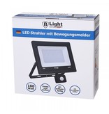 B-Light LED spot/schijnwerper met bewegingsmelder 100 watt - IP65 - koel wit (6500 K)