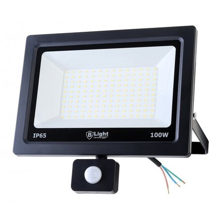 B-Light LED spotlight/floodlight with motion detector 100 watts - IP65 - cool white (6500 K)