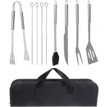 BBQ set 9-piece - handy carrying and storage bag - Barbecue Cutlery Set - Grill Set