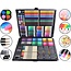 XXL Professional colored pencils - Drawing box 288 pieces - Coloring box - Pencil box-Drawing set - Marker box -Drawing case - Drawing set - Drawing case - Drawing set for children and adults