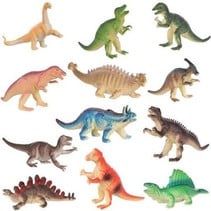 Tough Dino Playset - Dino's - Dinosaurs - Dinosaur Set of 12