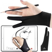 Tablet Drawing Glove - Black - iPad Tablet Glove - Drawing Artist Glove - Wacom Drawing Tablet Glove