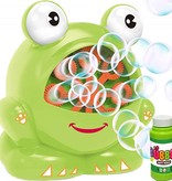 Bubble Machine Frog - Automatic Soap Bubble Machine - Bubble Machine - Soap Bubbles - Bubble Blower - With Bottle Soap Liquid - Green