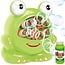 Bubble Machine Frog - Automatic Soap Bubble Machine - Bubble Machine - Soap Bubbles - Bubble Blower - With Bottle Soap Liquid - Green