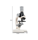 Mikroskop für Kinder – Junior-Wissenschaftsmikroskop – pädagogisch – bis zu X1200 – LED-Beleuchtung – pädagogisches Kinderspielzeug