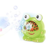 Bubble Machine Frog - Automatic Soap Bubble Machine - Bubble Machine - Soap Bubbles - Bubble Blower - With Bottle Soap Liquid - Green