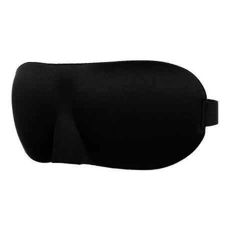 Sleeping mask 3D ergonomic - Eye mask - Sleeping glasses - Blindfold - 100% blackout - Night mask with supplied Earplugs