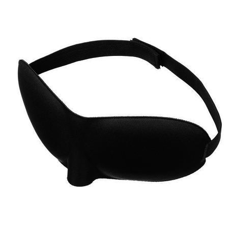 Sleeping mask 3D ergonomic - Eye mask - Sleeping glasses - Blindfold - 100% blackout - Night mask with supplied Earplugs