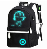 Glow In The Dark Rugzak Jongen - Design Backpack - Rugtas