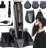 Soulima Professionelle Akku-Haarschneidemaschine Herren - Komplettset - Bartschneider - USB wiederaufladbar