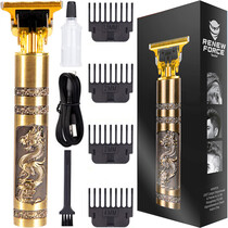 Professional barber hair and beard trimmer 'Dragon' - USB rechargeable - 1,400mAh battery - with accessories