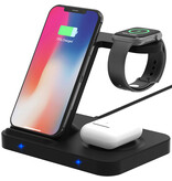 Wireless Charging Station voor iPhone, Watch, Airpods / Smartphone, Smartwatch, Buds