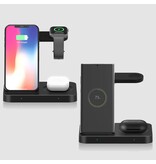 Kabellose Ladestation für iPhone, Uhr, Airpods/Smartphone, Smartwatch, Buds