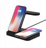 Kabellose Ladestation für iPhone, Uhr, Airpods/Smartphone, Smartwatch, Buds