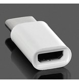 Geeek USB-C (m) - USB Micro B (v) -Adapter - USB 2.0 - weiß