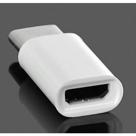 Geeek USB-C (m) - USB Micro B (v) -Adapter - USB 2.0 - weiß