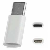 USB-C (m) - USB Micro B (v) -Adapter - USB 2.0 - weiß