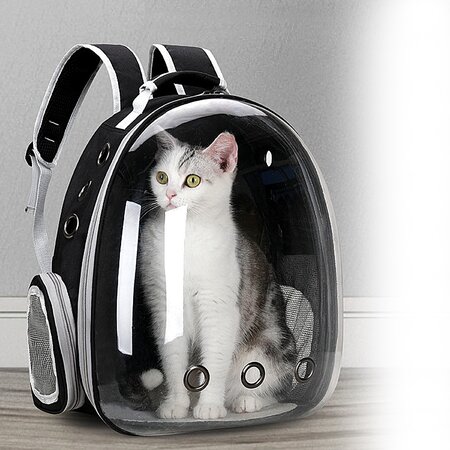 Backpack for pets - Carrier bag for cats and small dogs - Transport bag - Animal Backpack