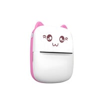 Mini Photo Printer for Smartphone Pink - Pocket Printer - Portable Printer - Mobile Photo Printer - USB Rechargeable - Bluetooth