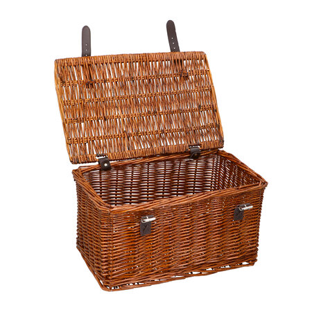 Bicycle Gear Bicycle basket/Baker's basket Reed - 30 liters - 45 x 30 x 25 cm