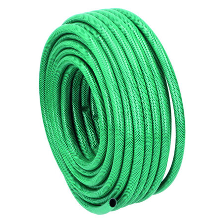 Kinzo Garden hose 25 meters - Green/Black - Flexible PVC