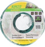 Kinzo Garden hose 25 meters - Green/Black - Flexible PVC