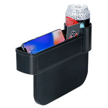 Autostoel Organizer - met Cupholder - Antislip mat - Zwart