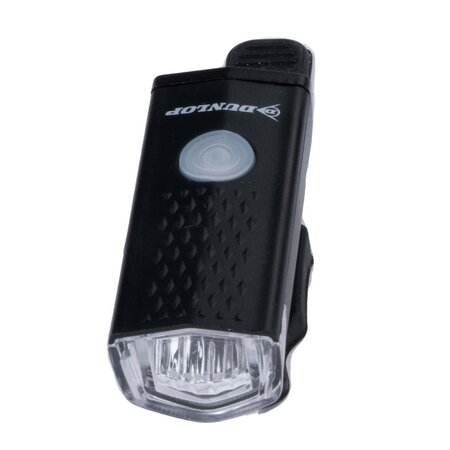 Dunlop Bicycle Light Set - 2 Pieces: Red / White Light - USB Rechargeable