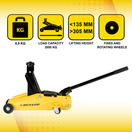 Dunlop Hydraulic Jack 2 Ton