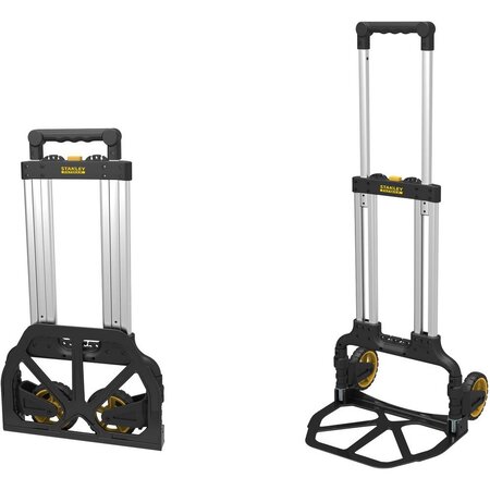 Stanley Foldable Hand Truck FXWT-705 - Max. 70KG - 41 x 40 x 104 CM - Tires for all terrain - Black/Silver