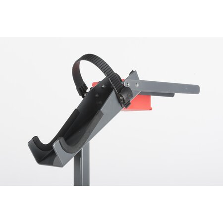 Dunlop Bicycle repair stand - Height adjustable 95 to 105 CM - Max. Carrying capacity 20KG - Incl. Storage box tools - Metal - Black