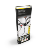 Dunlop Bicycle repair stand - Height adjustable 95 to 105 CM - Max. Carrying capacity 20KG - Incl. Storage box tools - Metal - Black