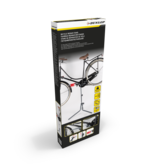 Dunlop Fahrradreparaturständer - Höhenverstellbar von 95 bis 105 CM - Max. Tragfähigkeit 20 kg – inkl. Aufbewahrungsbox für Werkzeuge – Metall – Schwarz