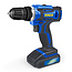 Kinzo Cordless Drill - 14.4V - Blue - Cordless Drill - Variable Speed