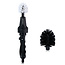 Dunlop Cleaning brush - Rim brush - with 3/4" hose connection - Rotating - Flow control knob - 2 Brushes