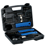 Kinzo Bicycle repair set - All-in-1 - 21-piece - In a handy case
