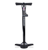 Dunlop Bicycle Pump with Pressure Gauge - Double Valve - Dutch Valve / French Valve / Car Valve