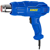 Hot air gun - 230V - Blue - 350 to 600 degrees - 2 Heat settings - Paint burner