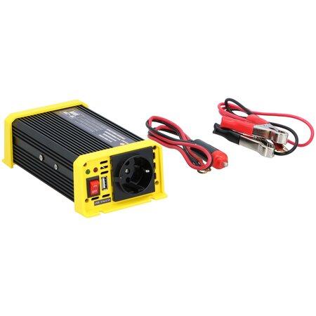 Dunlop Wechselrichter - 24 -230 Volt - 300 Watt - mit Steckdose und USB-Anschluss - LKW - Wohnmobil
